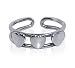 Adorable Triple Heart Toe Ring Sterling Silver Toering