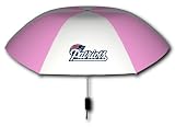 Rainmate Rainwear NFL New England Patriots Pink & White 42-Inch Folding Umbrella