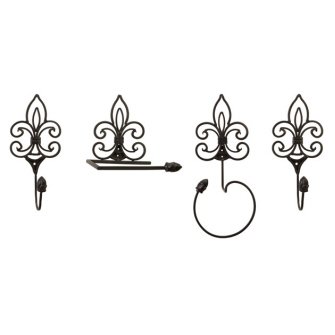 Cheap IMAX Counterflory Assorted Bath Hooks, Set of 4