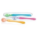 Nuby Easy Go Spoons and Travel Case, 9 Months Plus, 3-Count