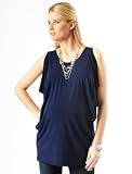A Pea in the Pod: Lavish By Heidi Klum Sleeveless Scoop Neck Tie Detail Maternity T Shirt