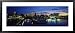 Parliament Building at Night, Vancouver Island, Victoria, British Columbia, Canada Places Framed Art Poster Print by Panoramic Images, 43x19