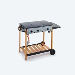 Gasgrillwagen Landmann Gasgrillwagen 12413 Mit 2 Grillplatten
