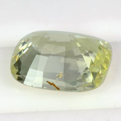 Starjewelryco 1.24 Cts Natural Top Light Yellow Sapphire Cushion Sri Lanka Certified Unheated