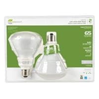 Ecosmart 14-Watt Soft White R30 Compact Fluorescent Flood Light Bulbs CFL 2-Pack