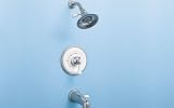 AMERICAN STD TUB/SHWR TRIM KIT CHROME/PORCEL HND T6181