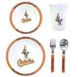 Baltimore Orioles 5 Piece Children's Dinner Set