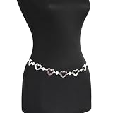 31ZUGAiTH5L. SL160  Gorgeous 2 Lines Gold Tone Rhinestone Chain Belt