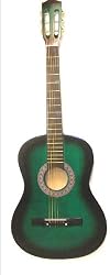 38 Inch Steel String Acoustic Guitar - Green Color