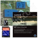 Garmin Upper Midwest Fishing Guide Map (SD Card & Micro SD Card)