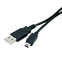 USB 2 Cable A to Mini B 5 pin MP3 Camera PSP Lead 1 m