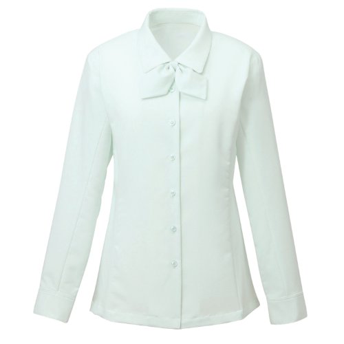 [カーシー] KARSEE 【腕を挙げても着崩れない】 《ＵＶカット・透けにくい》 リボンブラウス（長袖） EWB-386