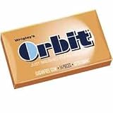 Gourmet Food : Wrigleys Orbit Sugar Free Chewing Gum, Citrus mint - 14 Pieces / Pack, 12 ea