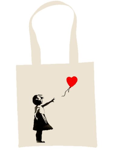 Banksy Balloon Girl Eco Friendly Tote Shoulder Bag
