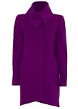 Anastasia - Manteau d'hiver en Laine et Cachmire femme Poupre