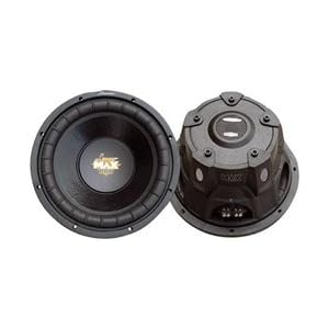 Lanzar MAXP64 Max Pro 6.5-Inch 600-Watt Small-Enclosure 4-Ohm Subwoofer