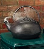 Cast Iron Steamer Kettle, in Black