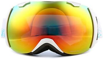 naluo BASTO Pure White Frame Dustproof &amp; Anti-UV Mirror Lens Skiing Snow Goggles