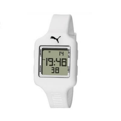 PUMA Women's PU910792002 Slide-S White Digital Watch