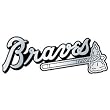 Atlanta Braves Silver Auto Emblem - Baseball Sports Merchandise