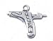 Solid Sterling Silver Glue Gun Charm