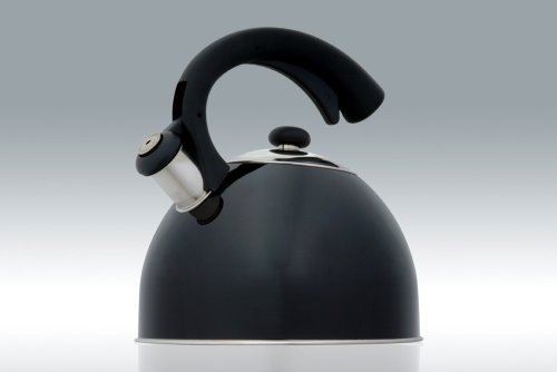 AERO 2.5 Qt S/S Whistling Tea Kettle - Black