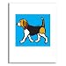 Beagle. High Quality Ready to Frame Dog Print.