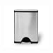 Rectangle Step Can - 6.5 Gallon Brushed Steel by simplehuman