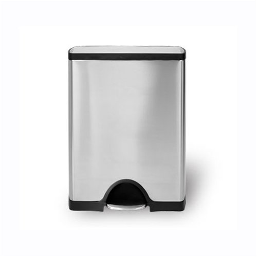 Rectangle Step Can - 6.5 Gallon Brushed Steel by simplehuman