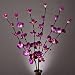 Gerson Everlasting Glow 39-Inch Battery Operated Butterfly Orchid Branch, Purple