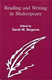 Reading and writing in Shakespeare
