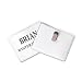 C-Line Sealed Clip Badge Kit with 4 x 3 Inch Inserts 50 Count (95543)