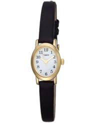 Timex Womens T2M566 Cavatina Black Leather Strap Watch