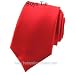Apparel : New Boys Solid Color Crimson Red Necktie Neck Tie