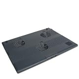 Executive Notebook Cooler Pad with 3 Built-in 60mm Fans (Gray)