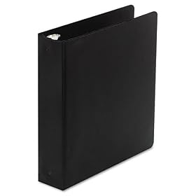 Wilson Jones (W368-44NB) 3-Ring Binder, 2 Inch Rings, 11 Inch by 8 1/2 Inch, Black