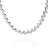 Sterling Silver Polished San Marco Necklace 16.5
