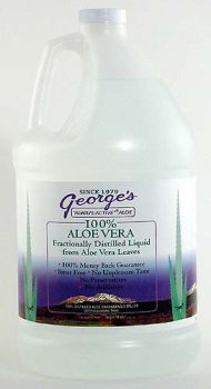 Warren Laboratories Georges Aloe Vera Juice (Refined Product That Taste Like Spring Water) Liquid Gallon