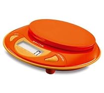 Salter 5201Ordr Orange 5Kg/11Lb Electronic Platform Kitchen Scale