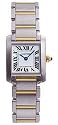 Cartier Women's Tank Francaise Stainless Steel and 18K Gold Watch #W51007Q4