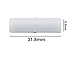 Bel-Art Spinbar Teflon Cylindrical Magnetic Stirring Bar; 31.8 x 9.5mm, White (F37111-1148)