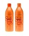 Beauty : Sleek Look By Matrix Smoothing Shampoo and Conditioner Liter Duo Set (33.8 oz)