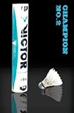 Buy Victor Champion No.2 Goose Feather Approved for National Tournaments Badminton Shuttlecock