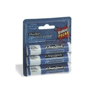 ChapStick Lip Moisturizer .15 Ounce, 3-Count Package (Pack of 12)