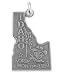 Sterling Silver Idaho Charm