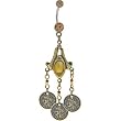 Antiqued Mazuma Coin Chandelier Belly Ring