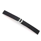 Black Genuine Crocodile Strap 15mm
