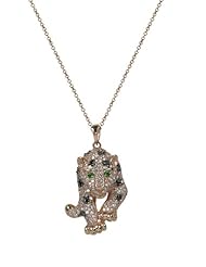 Effy Jewlery Signature Diamond and Emerald Pendant, .95 TCW