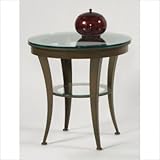 IMAGE OF Spectrum Contemporary End Table Metal Finish: Topaz