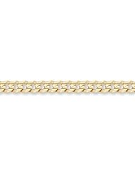 14K Gold 10.5mm Curb Link Chain
